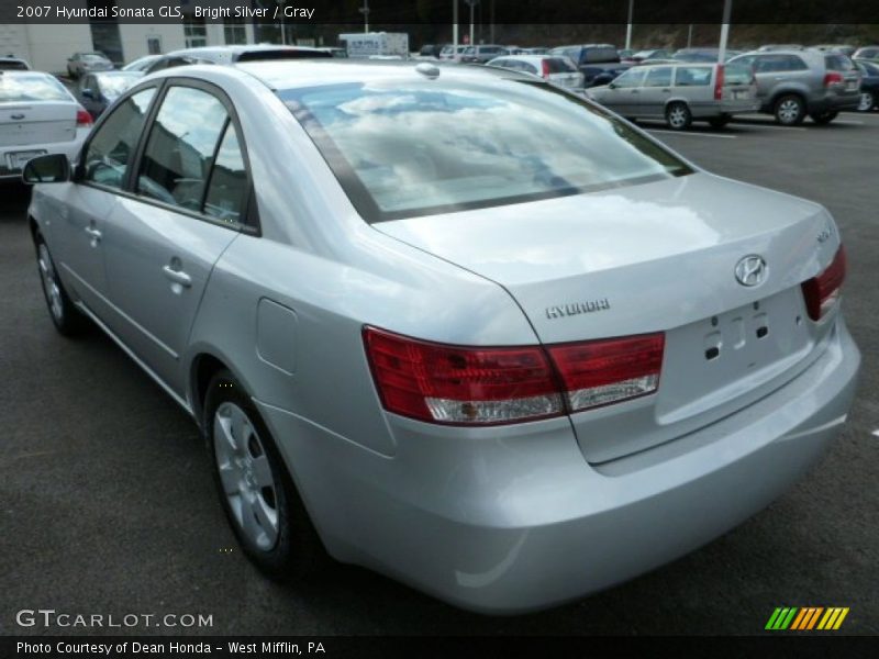 Bright Silver / Gray 2007 Hyundai Sonata GLS