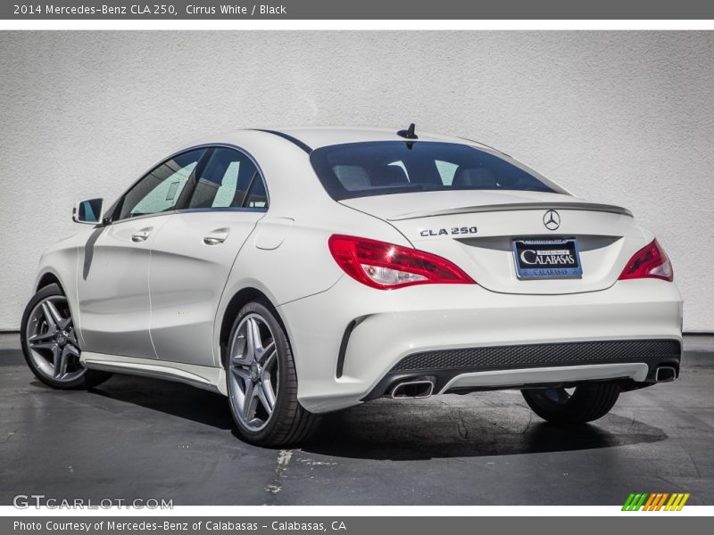 Cirrus White / Black 2014 Mercedes-Benz CLA 250