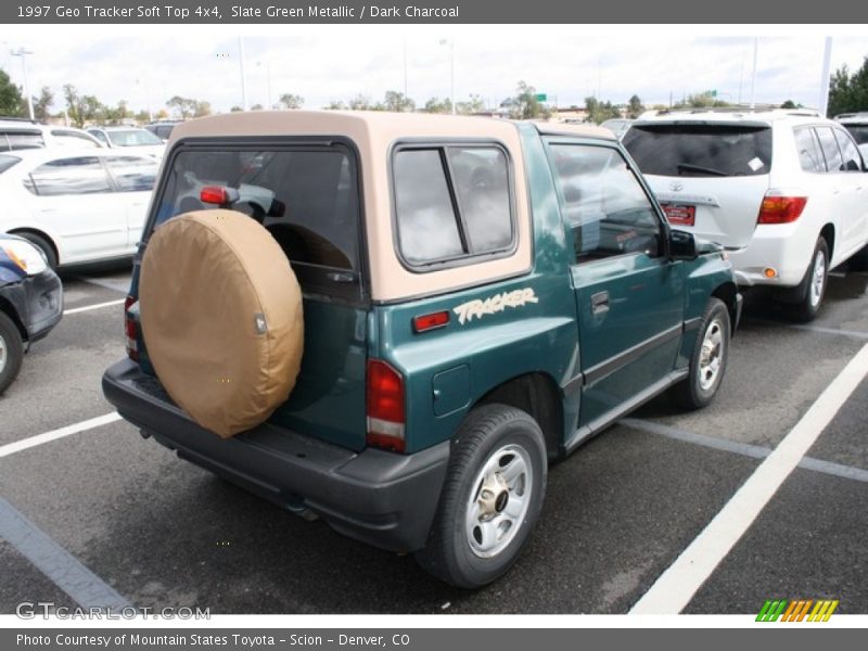  1997 Tracker Soft Top 4x4 Slate Green Metallic