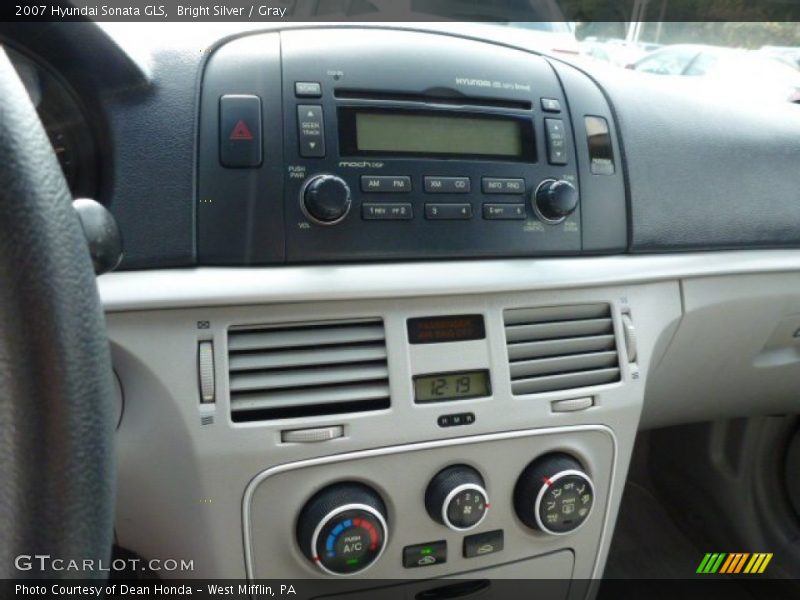 Bright Silver / Gray 2007 Hyundai Sonata GLS