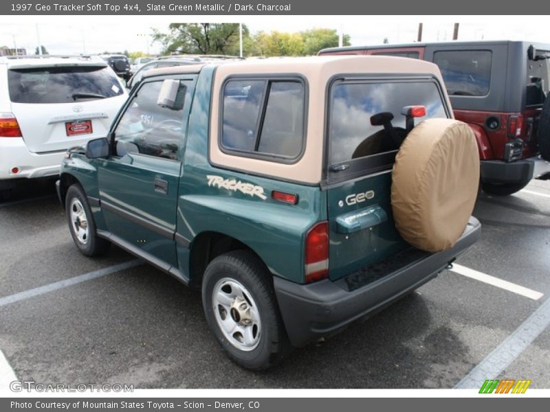  1997 Tracker Soft Top 4x4 Slate Green Metallic