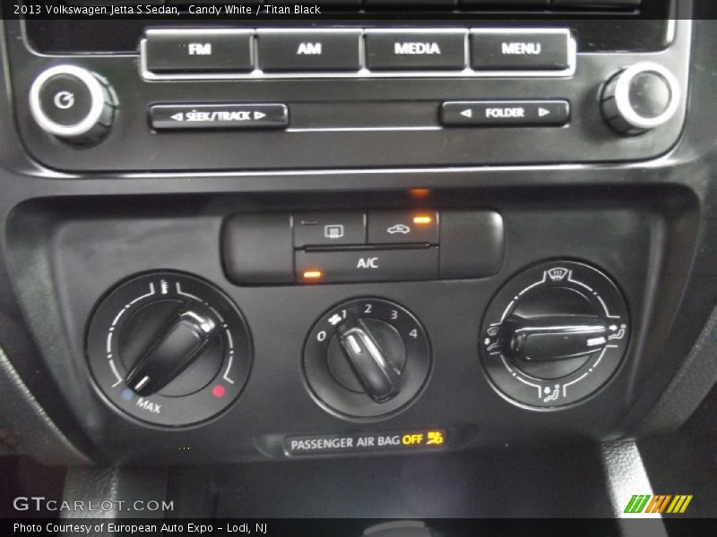 Candy White / Titan Black 2013 Volkswagen Jetta S Sedan