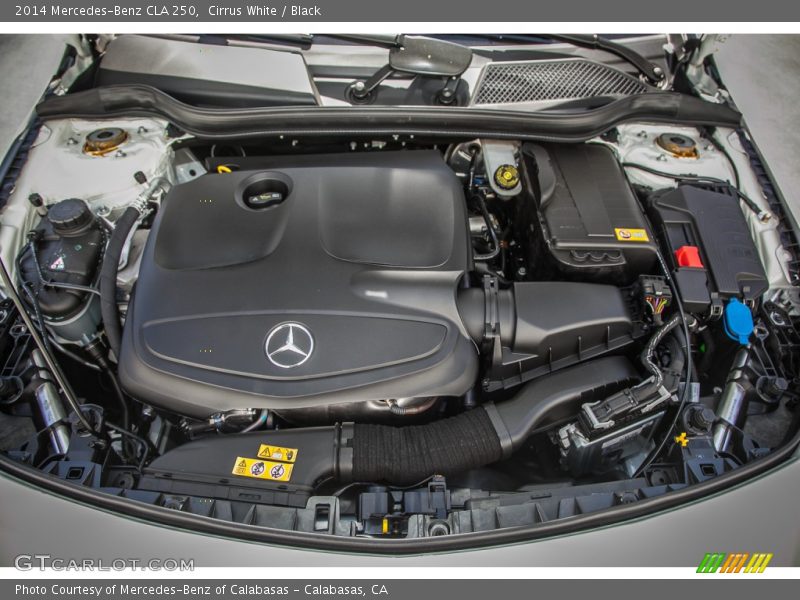 Cirrus White / Black 2014 Mercedes-Benz CLA 250