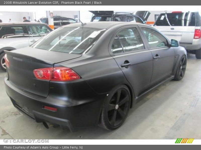Phantom Black Pearl / Black 2008 Mitsubishi Lancer Evolution GSR