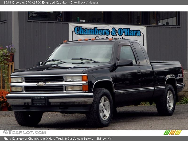 Onyx Black / Neutral 1998 Chevrolet C/K K1500 Extended Cab 4x4
