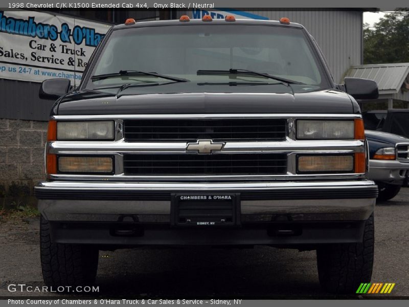 Onyx Black / Neutral 1998 Chevrolet C/K K1500 Extended Cab 4x4