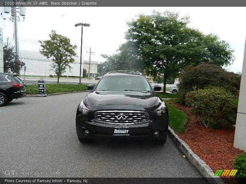 Black Obsidian / Graphite 2010 Infiniti FX 35 AWD