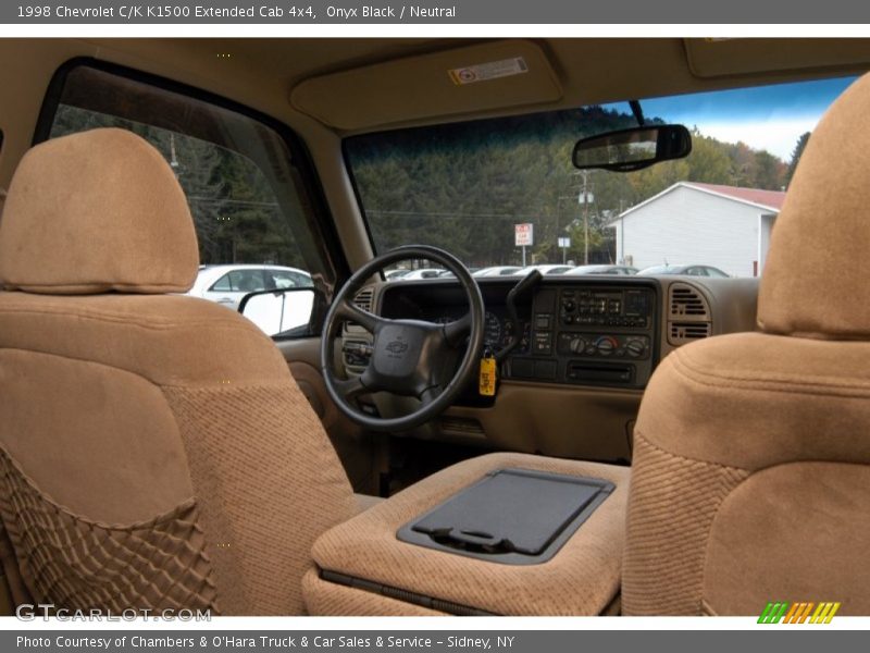 Onyx Black / Neutral 1998 Chevrolet C/K K1500 Extended Cab 4x4