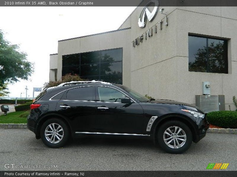 Black Obsidian / Graphite 2010 Infiniti FX 35 AWD