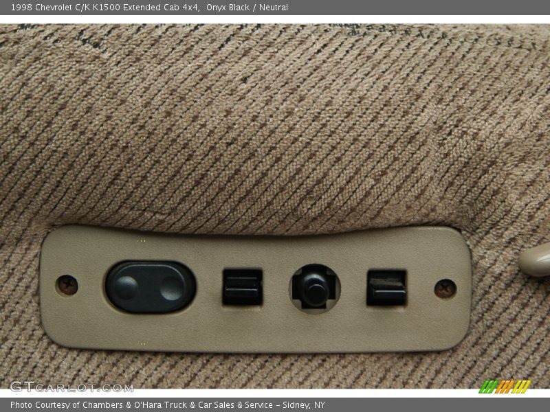 Onyx Black / Neutral 1998 Chevrolet C/K K1500 Extended Cab 4x4