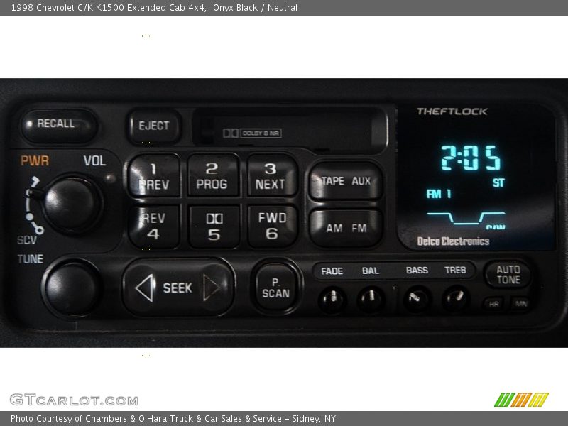 Onyx Black / Neutral 1998 Chevrolet C/K K1500 Extended Cab 4x4