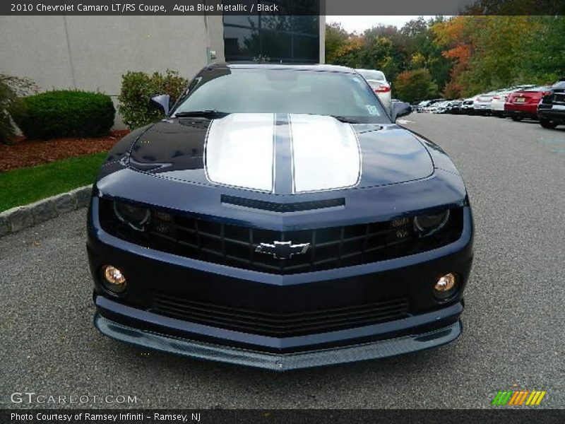 Aqua Blue Metallic / Black 2010 Chevrolet Camaro LT/RS Coupe