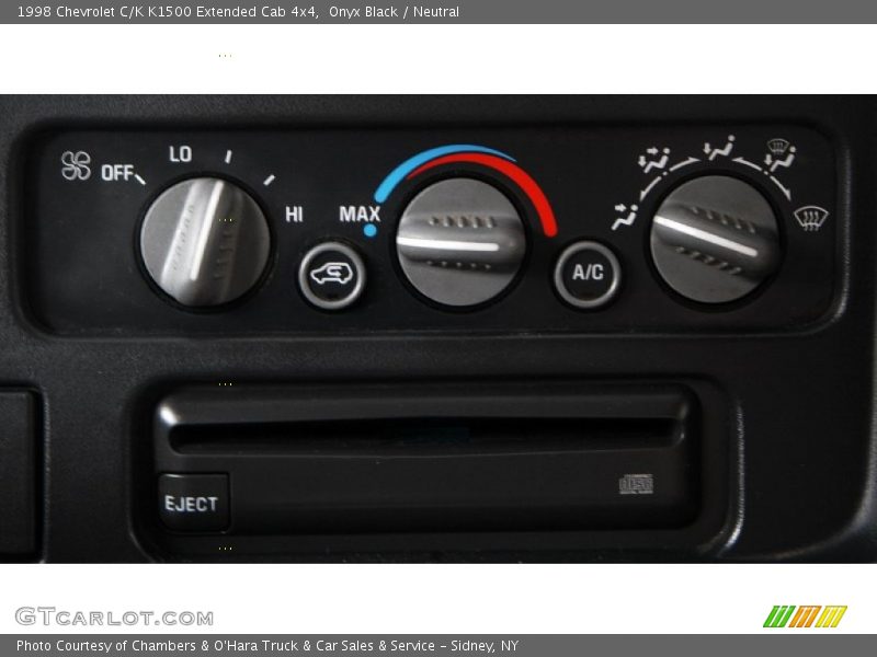 Onyx Black / Neutral 1998 Chevrolet C/K K1500 Extended Cab 4x4