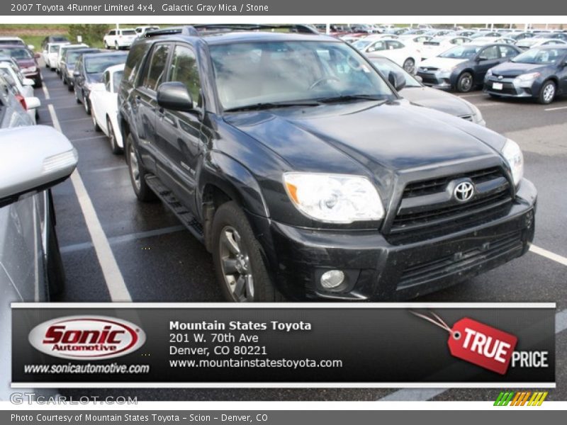 Galactic Gray Mica / Stone 2007 Toyota 4Runner Limited 4x4