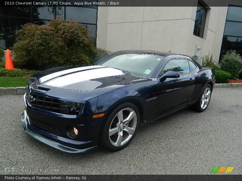 Aqua Blue Metallic / Black 2010 Chevrolet Camaro LT/RS Coupe