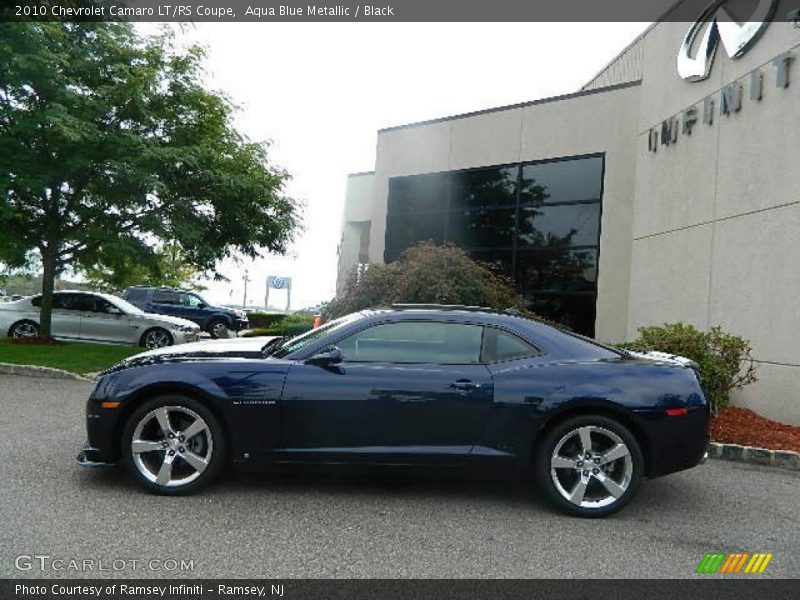 Aqua Blue Metallic / Black 2010 Chevrolet Camaro LT/RS Coupe