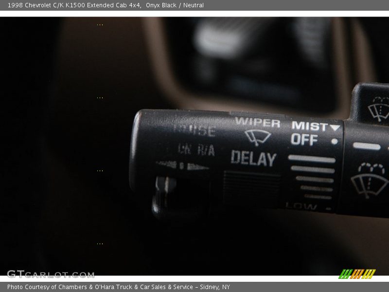Onyx Black / Neutral 1998 Chevrolet C/K K1500 Extended Cab 4x4