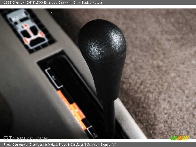 Onyx Black / Neutral 1998 Chevrolet C/K K1500 Extended Cab 4x4