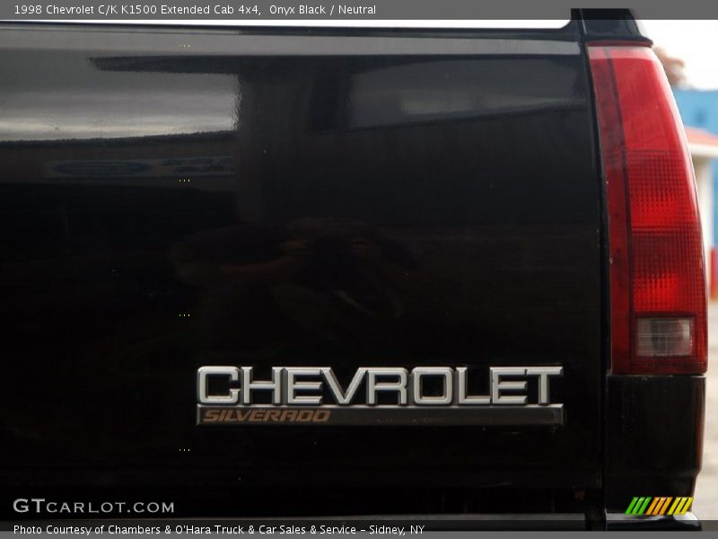 Onyx Black / Neutral 1998 Chevrolet C/K K1500 Extended Cab 4x4