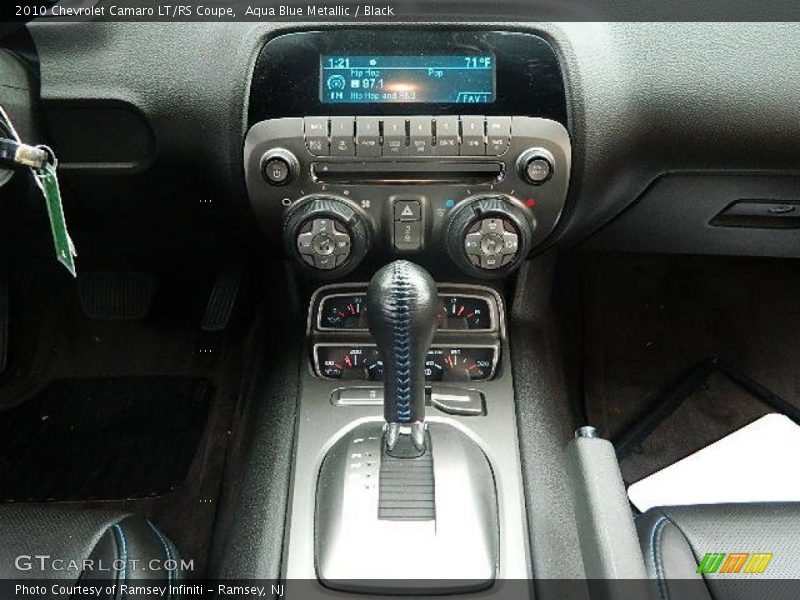 Aqua Blue Metallic / Black 2010 Chevrolet Camaro LT/RS Coupe