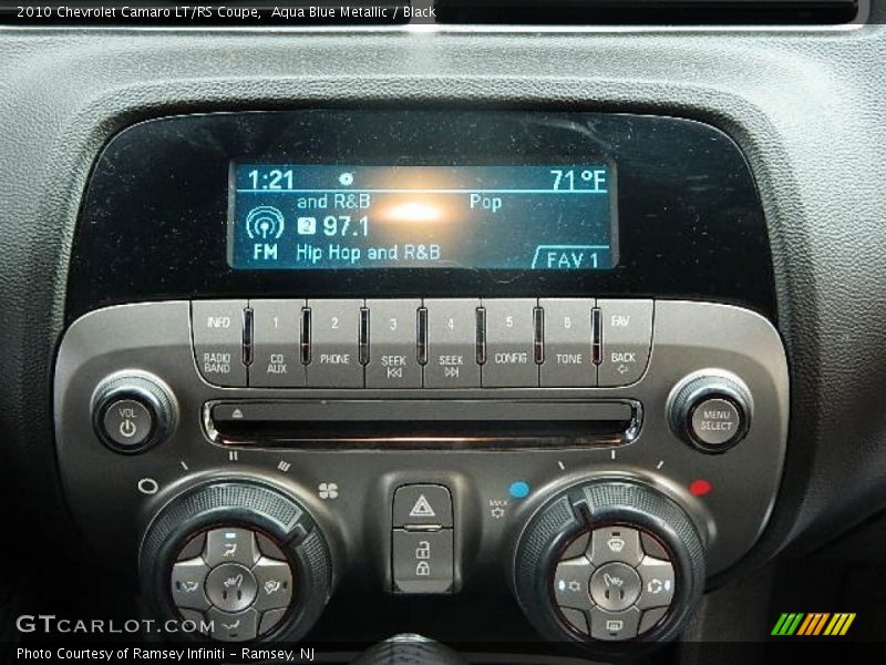 Aqua Blue Metallic / Black 2010 Chevrolet Camaro LT/RS Coupe