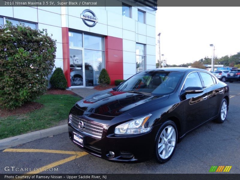 Super Black / Charcoal 2010 Nissan Maxima 3.5 SV