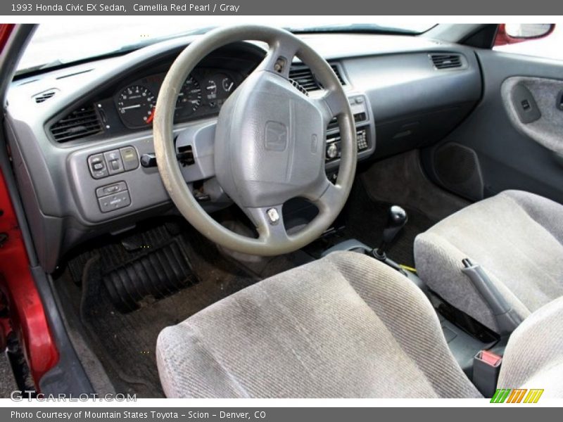 Gray Interior - 1993 Civic EX Sedan 