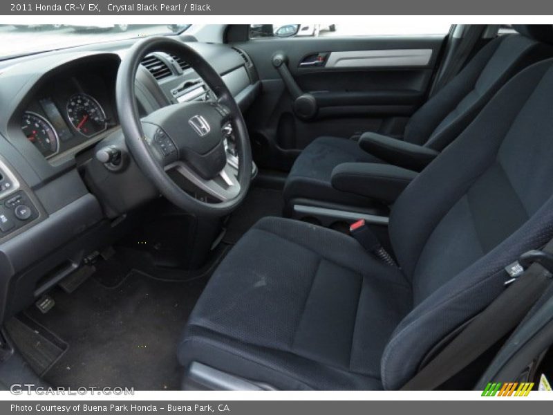 Black Interior - 2011 CR-V EX 