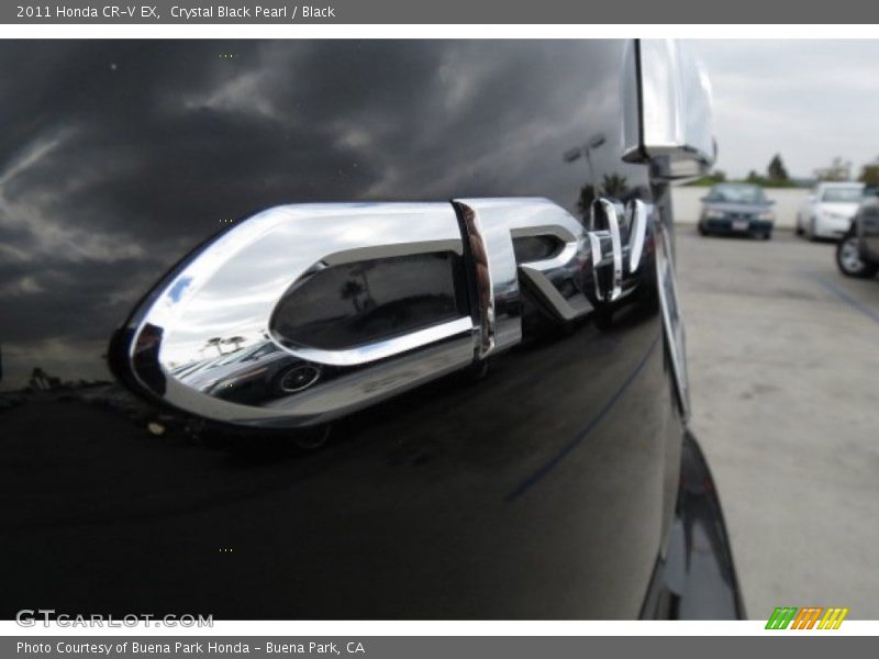 Crystal Black Pearl / Black 2011 Honda CR-V EX