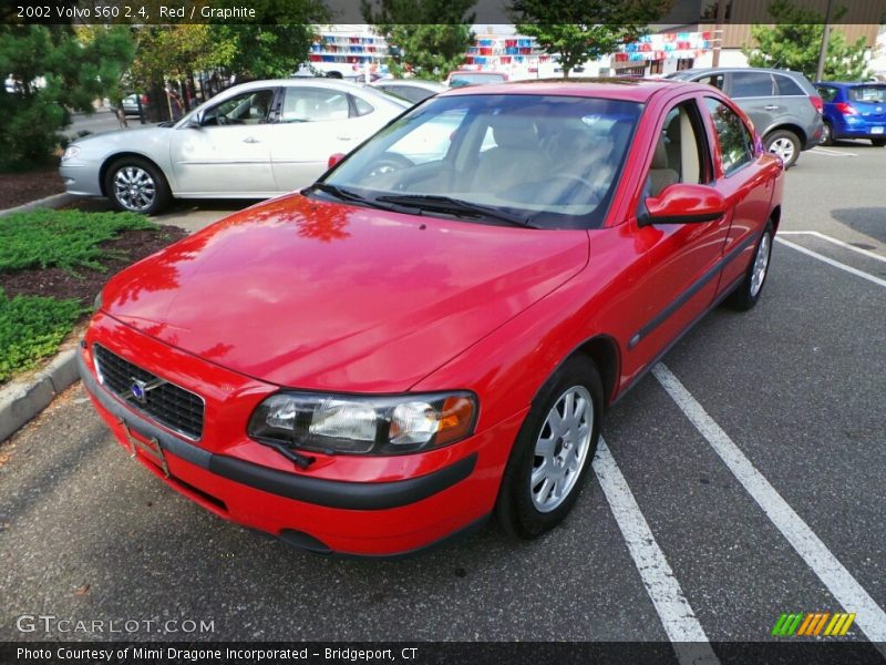 Red / Graphite 2002 Volvo S60 2.4