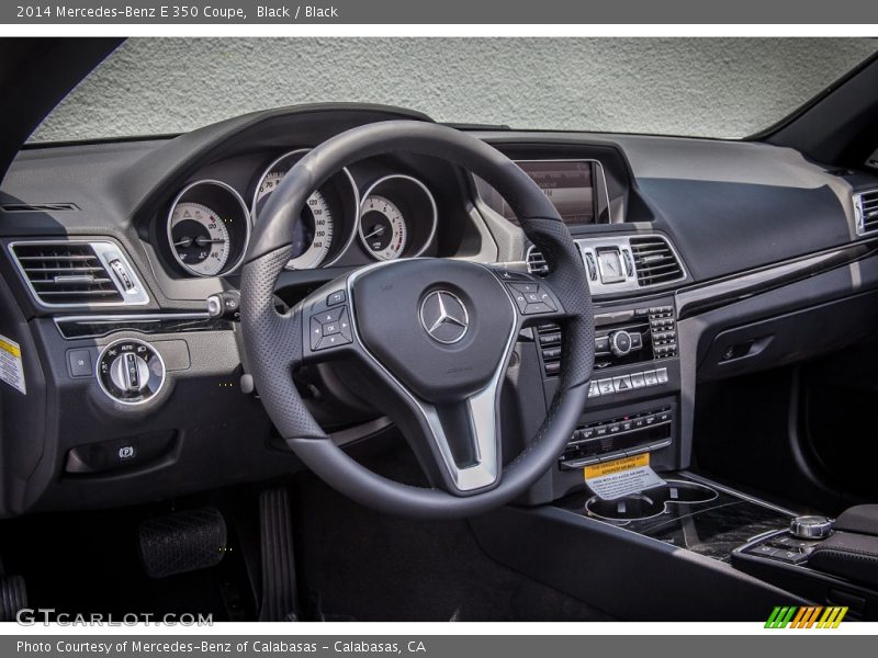Black / Black 2014 Mercedes-Benz E 350 Coupe