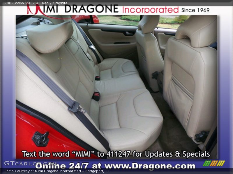 Red / Graphite 2002 Volvo S60 2.4