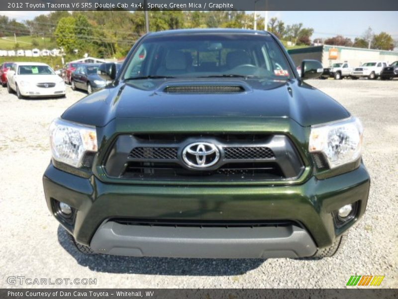 Spruce Green Mica / Graphite 2012 Toyota Tacoma V6 SR5 Double Cab 4x4