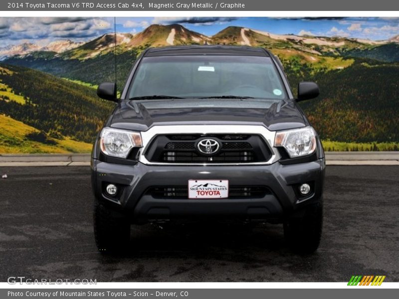 Magnetic Gray Metallic / Graphite 2014 Toyota Tacoma V6 TRD Access Cab 4x4