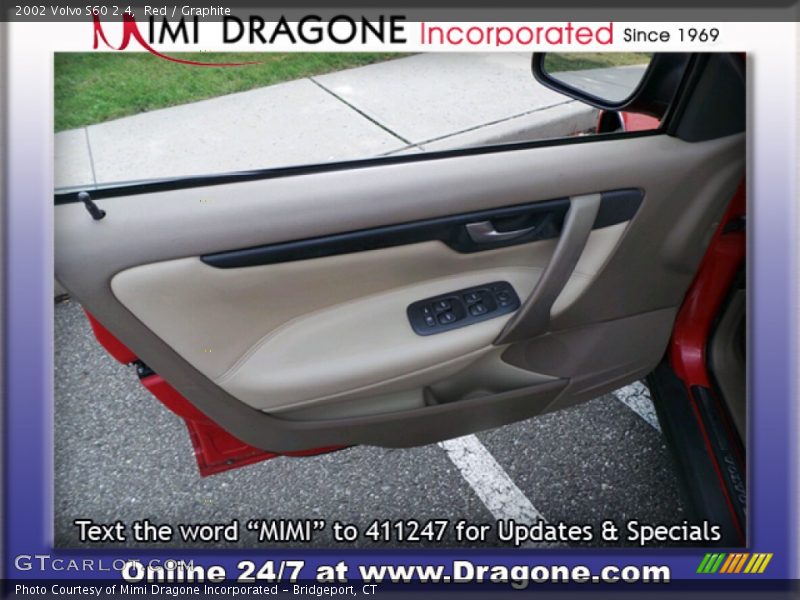 Red / Graphite 2002 Volvo S60 2.4