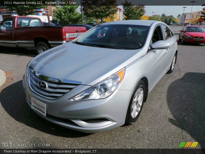Radiant Silver / Gray 2011 Hyundai Sonata GLS