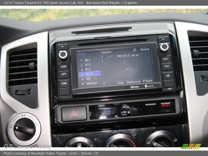 Barcelona Red Metallic / Graphite 2014 Toyota Tacoma V6 TRD Sport Access Cab 4x4