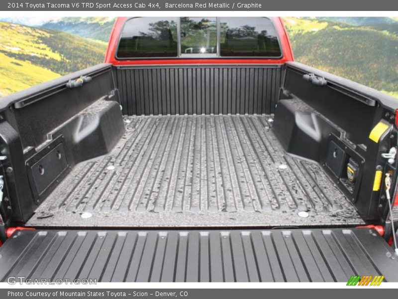 Barcelona Red Metallic / Graphite 2014 Toyota Tacoma V6 TRD Sport Access Cab 4x4