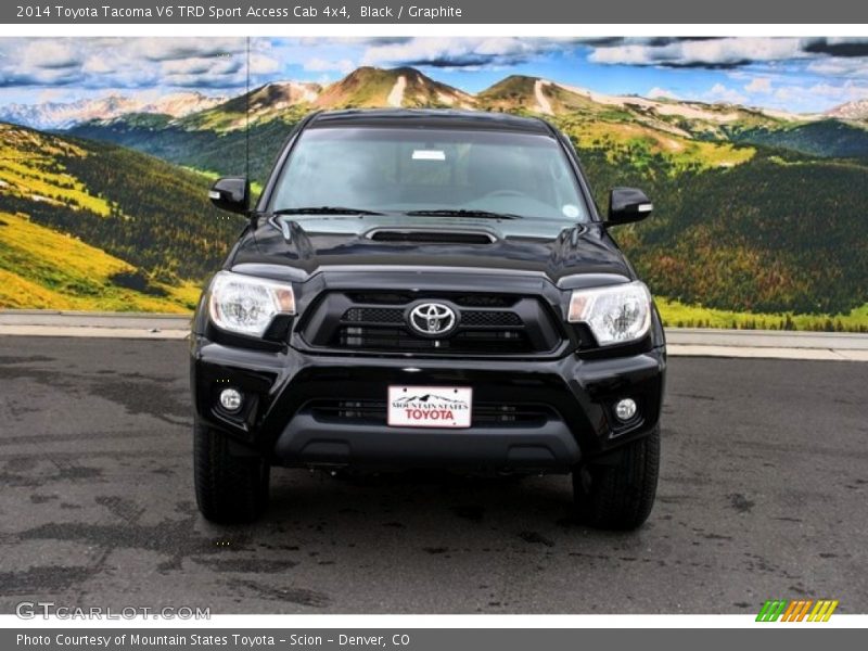 Black / Graphite 2014 Toyota Tacoma V6 TRD Sport Access Cab 4x4