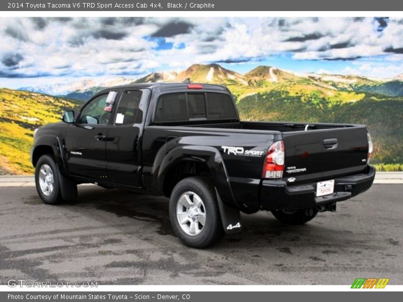 Black / Graphite 2014 Toyota Tacoma V6 TRD Sport Access Cab 4x4