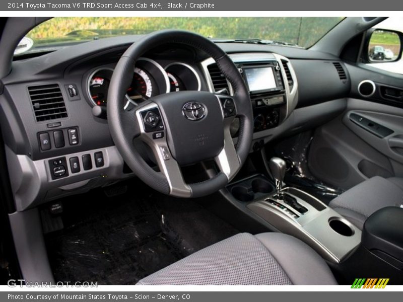  2014 Tacoma V6 TRD Sport Access Cab 4x4 Graphite Interior