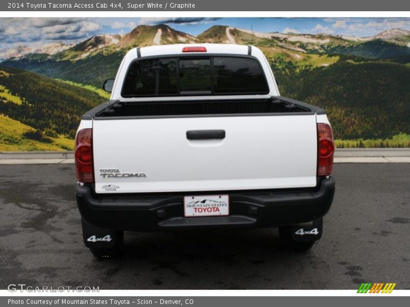 Super White / Graphite 2014 Toyota Tacoma Access Cab 4x4