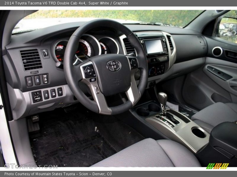 2014 Tacoma V6 TRD Double Cab 4x4 Graphite Interior
