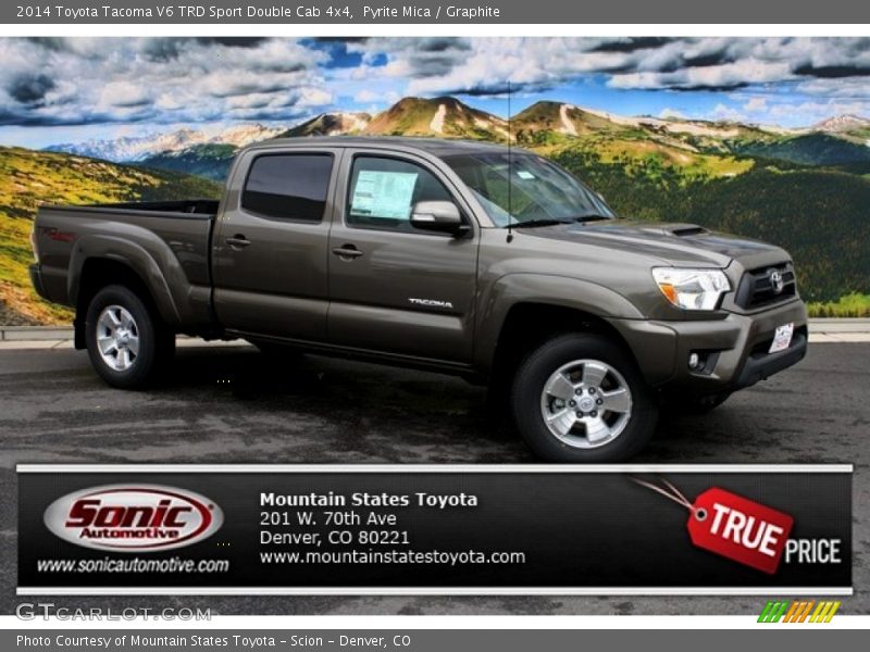 Pyrite Mica / Graphite 2014 Toyota Tacoma V6 TRD Sport Double Cab 4x4