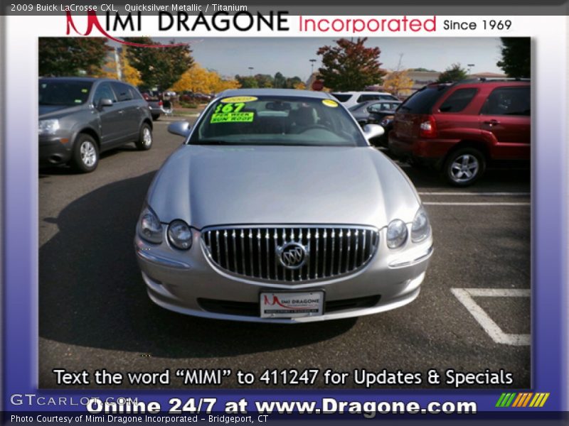 Quicksilver Metallic / Titanium 2009 Buick LaCrosse CXL