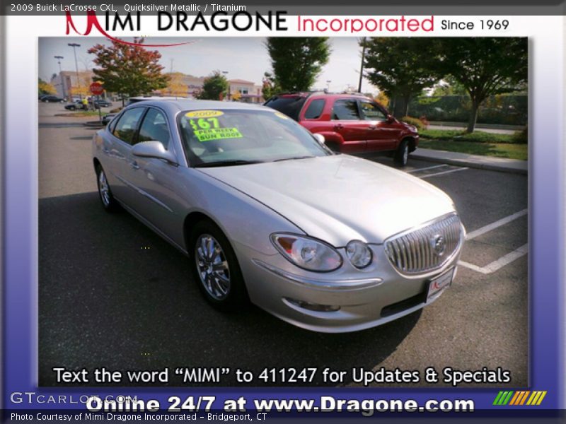 Quicksilver Metallic / Titanium 2009 Buick LaCrosse CXL