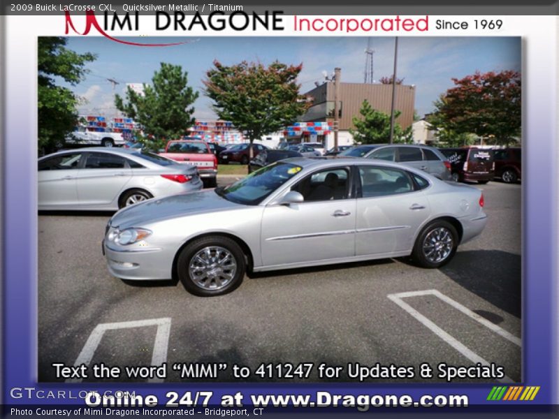 Quicksilver Metallic / Titanium 2009 Buick LaCrosse CXL