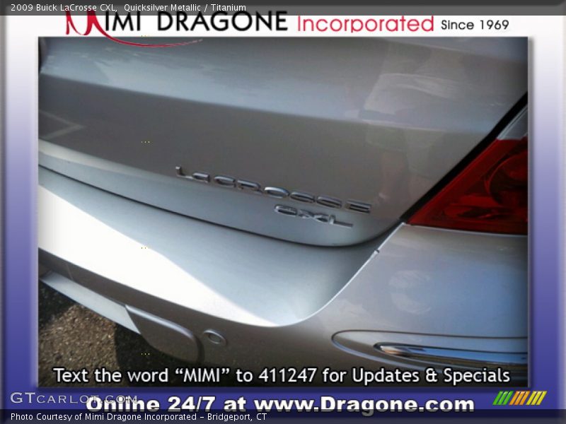Quicksilver Metallic / Titanium 2009 Buick LaCrosse CXL