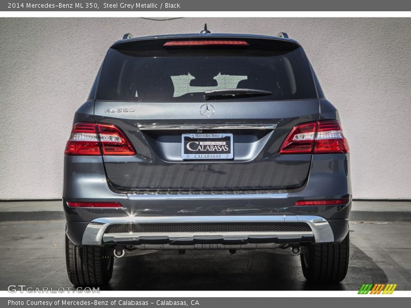 Steel Grey Metallic / Black 2014 Mercedes-Benz ML 350