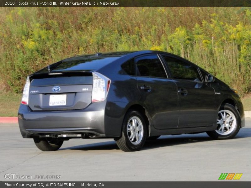 Winter Gray Metallic / Misty Gray 2010 Toyota Prius Hybrid III